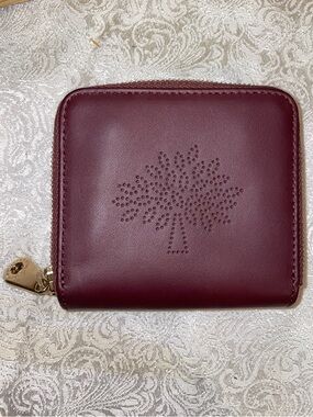Mulberry Zip Around Wallet - Deep Burgundy